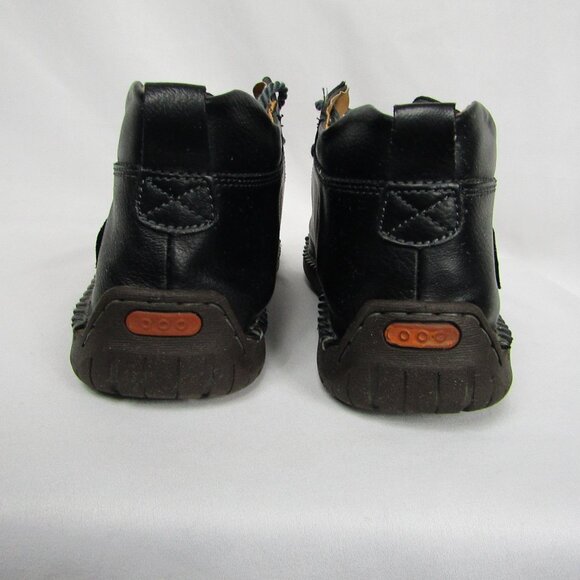 Mens Vintage Casual Handmade Leather Non-Slip Walking Shoes Size 11 - Picture 3 of 5